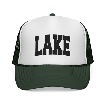 Buy dark-green Lake Retro Collegiate Style Trucker Hat