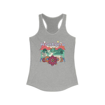 Buy heather-grey Montana Women's Racerback Tank Top