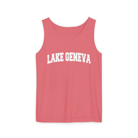 Lake Geneva, Wisconsin Tank Top Unisex | Comfort Colors - 100% Cotton