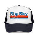 Big Sky, Montana Trucker Hat - Foam Big Sky Bike Cap-4