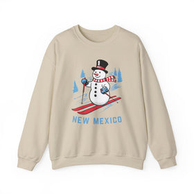 New Mexico Sweatshirt - Ski Snowman Graphic Crewneck - 0