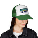 Santa Fe, New Mexico Retro Bike Trucker Hat - Vintage Style Santa Fe Cap-11
