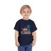 Florida Toddler T-Shirt - Retro Palm Tree Unisex Toddler Florida Shirt