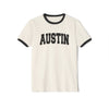 Austin, Texas Cotton Ringer Graphic Tee - Unisex Austin T Shirt, Vintage Style Tee, Men's/Women's Tee