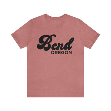 Buy heather-mauve Bend, Oregon T-Shirt - Retro Unisex Bend Shirt