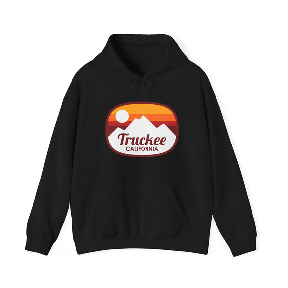 Truckee, California Hoodie - Retro Ombre Unisex Truckee Hoodie Sweatshirt