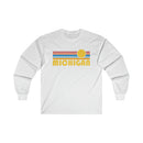 Michigan Long Sleeve Shirt - Retro Unisex Shirt-2