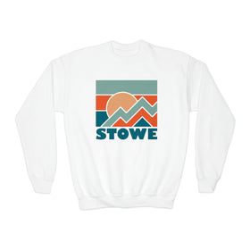 Stowe, Vermont Youth Sweatshirt - Unisex Kid's Stowe Crewneck Sweatshirt