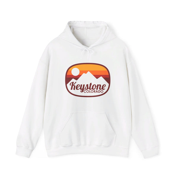 Keystone, Colorado Hoodie - Retro Ombre Unisex Keystone Hoodie Sweatshirt