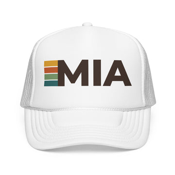 Buy white Miami, Florida Trucker Hat - MIA retro cap