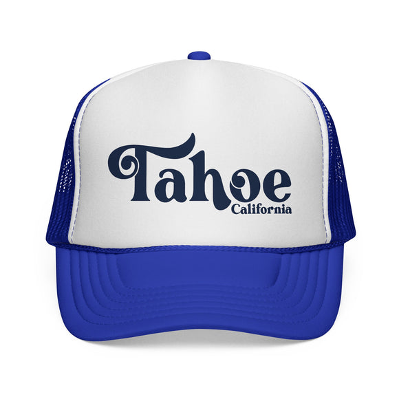 Lake Tahoe, California Retro Trucker Hat