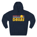 Dallas, Texas Hoodie - Retro Sun Unisex Sweatshirt-1