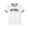 Key West, Florida Cotton Ringer Graphic Tee - Unisex Key West T Shirt, Vintage Style Tee, Men's/Women's Tee