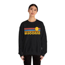 Copy of Copy of Wisconsin Sweatshirt - Retro Sunrise Unisex-9