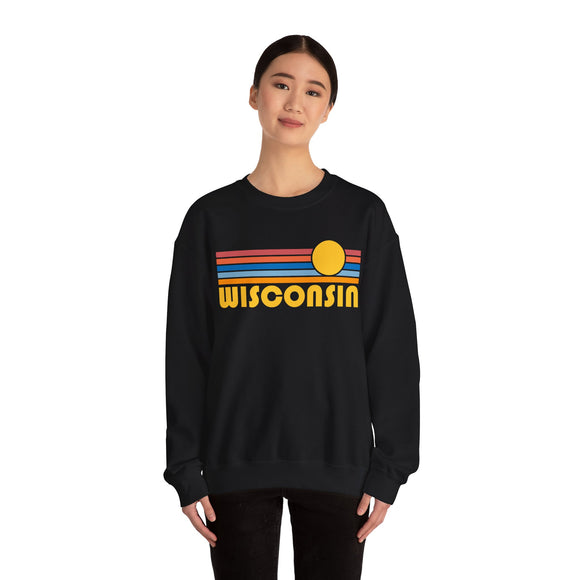 Copy of Copy of Wisconsin Sweatshirt - Retro Sunrise Unisex