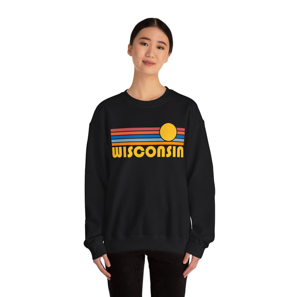 Copy of Copy of Wisconsin Sweatshirt - Retro Sunrise Unisex
