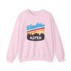 Aspen, Colorado Sweatshirt - Unisex Retro Crewneck Aspen Sweatshirt