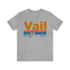 Vail, Colorado Shirt - Mountain Sunset Unisex Vail T-Shirt