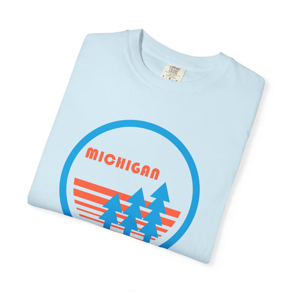 Michigan T Shirt, Comfort Colors Cotton 100% Cotton Trees Tee
