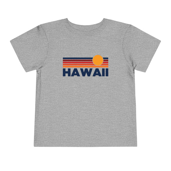 Hawaii Toddler T-Shirt - Retro Sun Tee