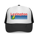 Lexington, Kentucky Retro Corn and Farm Trucker Hat-2