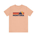 Retro Montana T-shirt, Mountain Tee, Vintage Montana Unisex Jersey Shirt, Outdoor Hiking Apparel-4