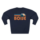 Premium Boise, Idaho Retro Mountain Graphic Sweatshirt-6