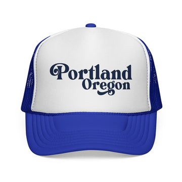 Buy royal Portland, Oregon Retro Trucker Hat
