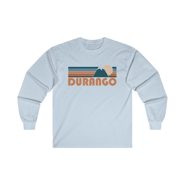 Durango, Colorado Long Sleeve Shirt - Retro Unisex Durango Long Sleeve Tee