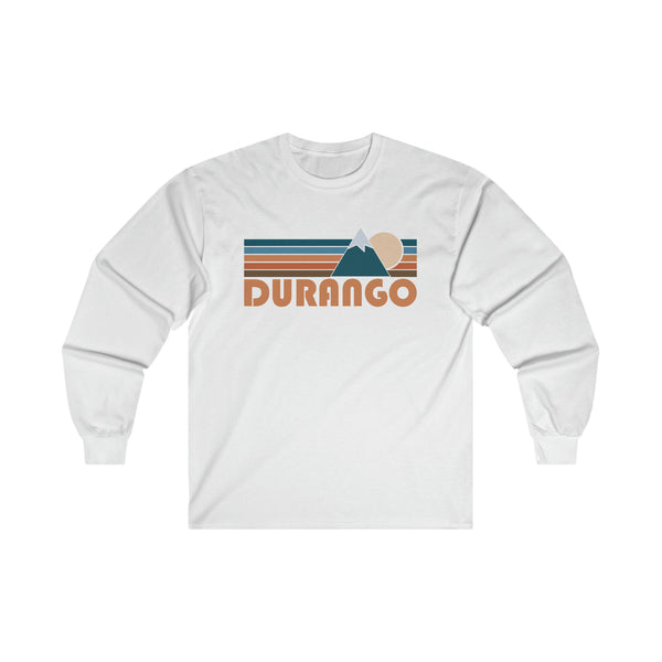 Durango, Colorado Long Sleeve Shirt - Retro Unisex Durango Long Sleeve Tee