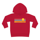 Breckenridge, Colorado Toddler Hoodie - Retro Sunrise Unisex Breckenridge Toddler Sweatshirt-3