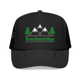 Breckenridge, Colorado Trucker Hat - Foam Mountain Cap - 0