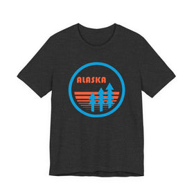 Buy dark-grey-heather Alaska T-Shirt Retro Forest