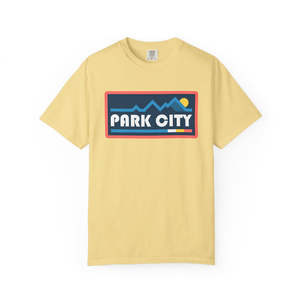 Park City, Utah Graphic Tee, Comfort Colors Retro Mountain Unisex Park City T shirt