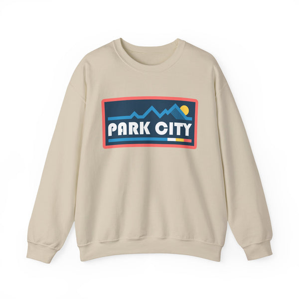 Park City, Utah Sweatshirt - Mountain Graphic Crewneck