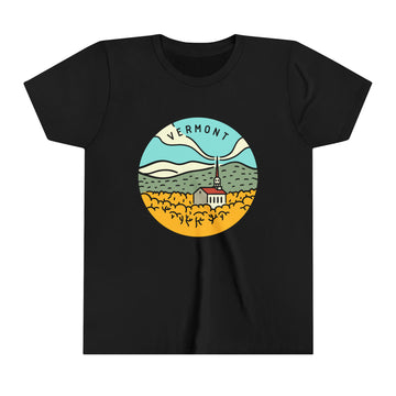 Vermont Youth T-Shirt - Unisex Kids Vermont Shirt - 0