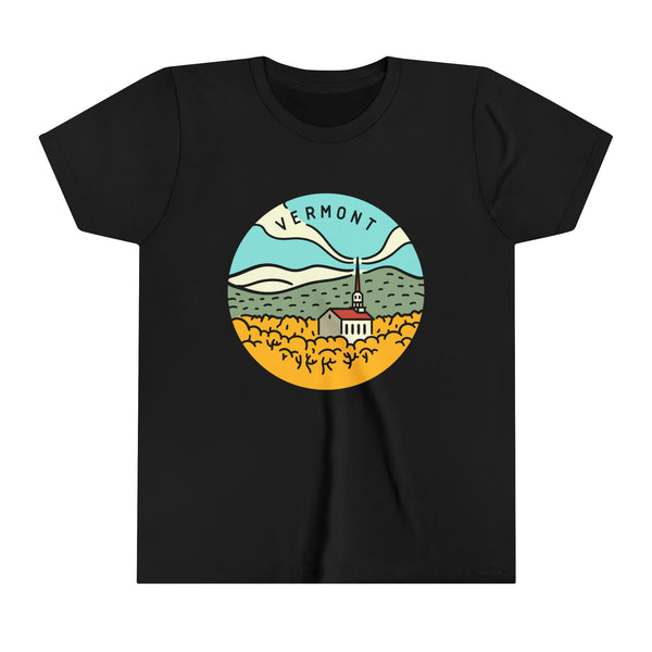 Vermont Youth T-Shirt - Unisex Kids Vermont Shirt