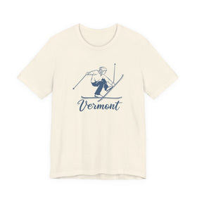 Vermont T Shirt - Vintage Ski Graphic Vermont Tee - 0