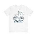 Bend, Oregon Graphic Tee - Mountain Illustration Bend T Shirt-1
