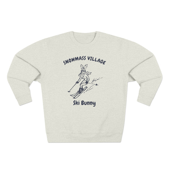Premium Snowmass Village, Colorado Ski Bunny Sweatshirt