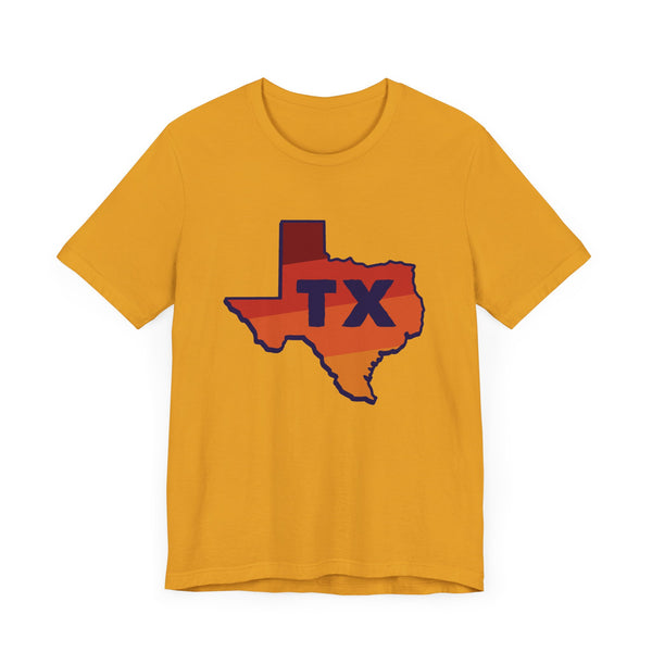 Texas T-Shirt Retro - Adult Unisex Texas T Shirt