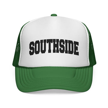 Buy green Southside Retro Collegiate Style Trucker Hat