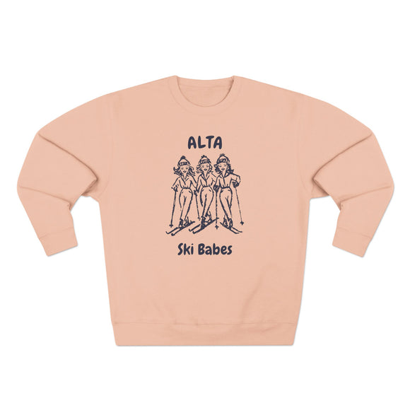 Premium Alta, Utah Ski Babes Sweatshirt