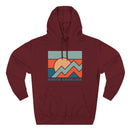 North Carolina Hoodie - Retro Mountain Unisex Sweatshirt-1