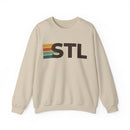 St. Louis, Missouri STL Retro Stripe Sweatshirt-2