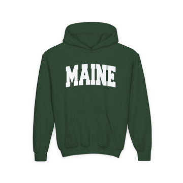 Maine Youth Hoodie - Kids Maine Hooded Sweatshirt