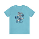Sun Valley, Idaho T-Shirt - Skeleton Skier Unisex Sun Valley Shirt-1