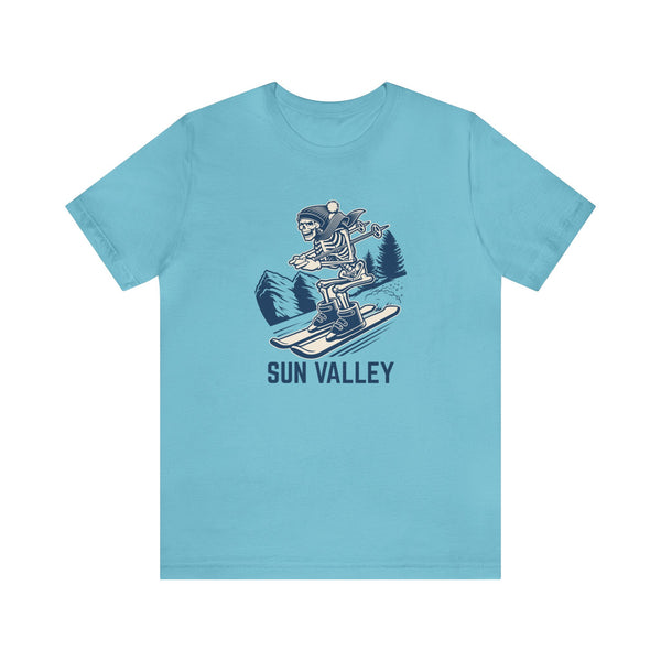 Sun Valley, Idaho T-Shirt - Skeleton Skier Unisex Sun Valley Shirt