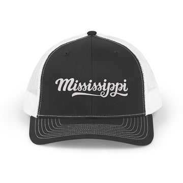 Mississippi Snapback Trucker Cap - Embroidered Mississippi Hat - 0