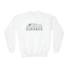 Durango, Colorado Youth Sweatshirt - Unisex Kid's Durango Crewneck Sweatshirt